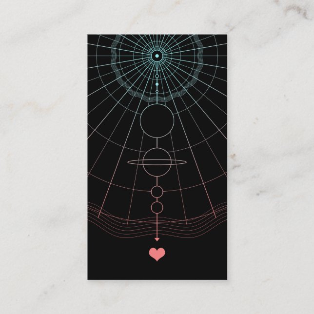 Carte De Visite amour au-delà (Devant)