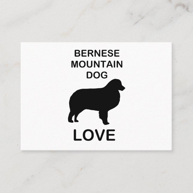 Carte De Visite amour de bernois (Devant)