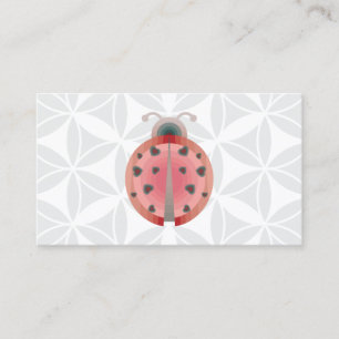 Carte De Visite amour de coccinelle