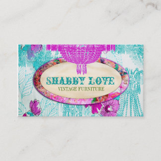 Carte De Visite Amour minable d'Aqua pourpre de CHROMATOGRAPHIE