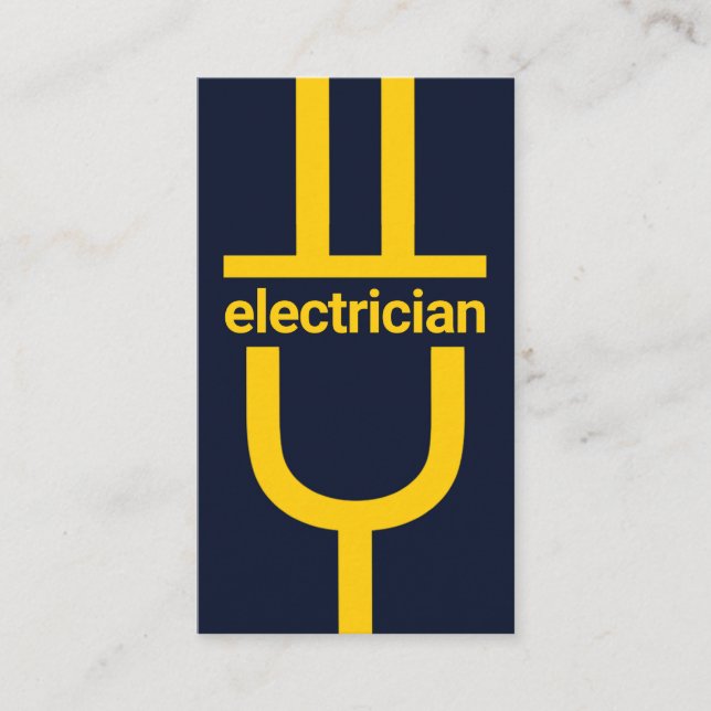 Carte De Visite Ampoule d'alimentation (Devant)