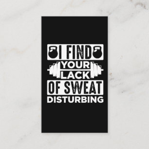 Carte De Visite Amusant haltérophilie sportive de sport