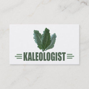 Carte De Visite Amusant Kale Lover