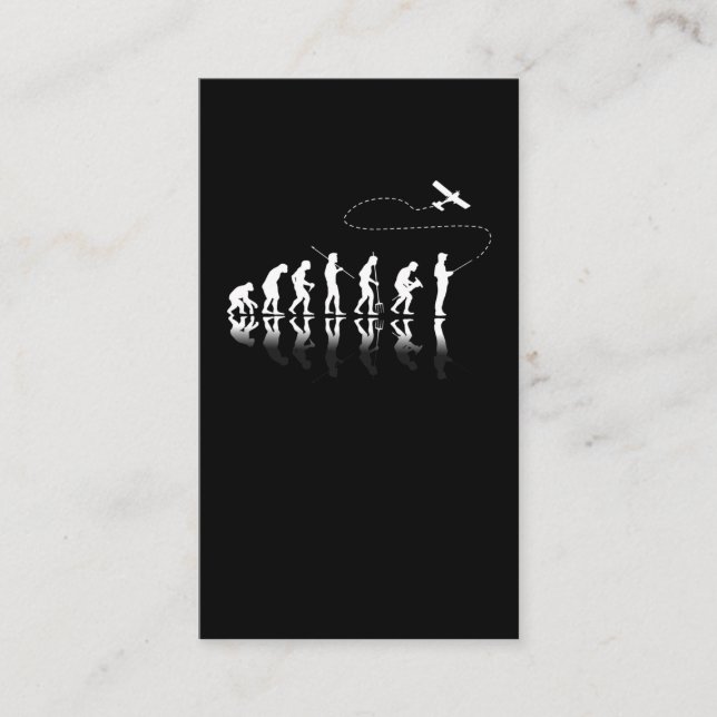 Carte De Visite Amusante évolution du pilote d'aéronef RC (Devant)