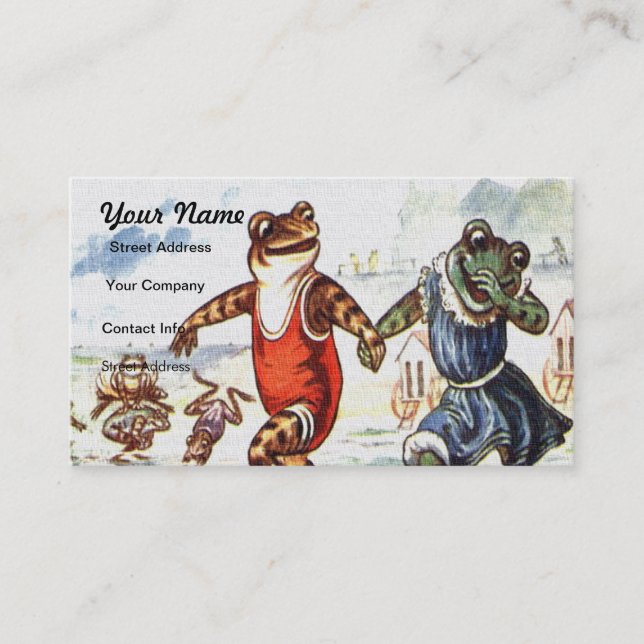 Carte De Visite Amusement au soleil (Devant)