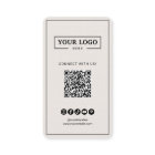 Analyse Instagram Pour Connecter QR Code Beige