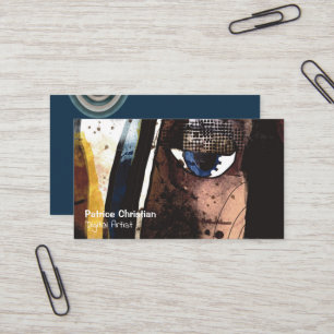 Carte De Visite Analyser pour se connecter avec nous/moi Artistiqu