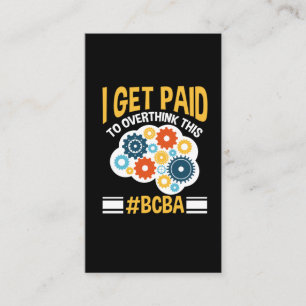 Carte De Visite Analyste du comportement certifié par le conseil 