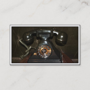 Carte De Visite Ancien téléphone Vintage
