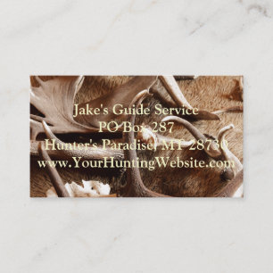 Carte De Visite Andouillers d'orignaux d'élans de cerfs communs