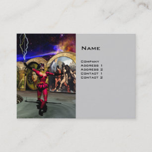 Carte De Visite ANDROID BALLET, Grey Science Fiction