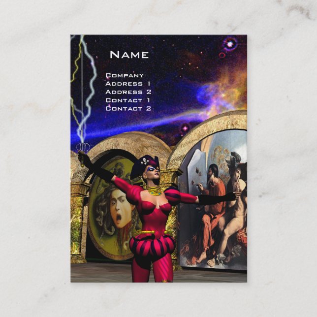 Carte De Visite ANDROID BALLET, Science-fiction (Devant)