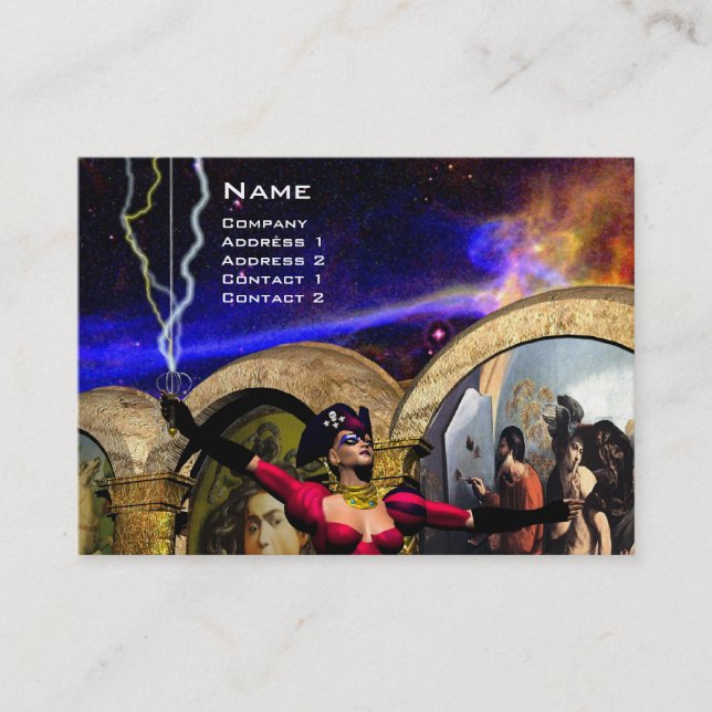 Carte De Visite ANDROID BALLET, Science-fiction (Devant)