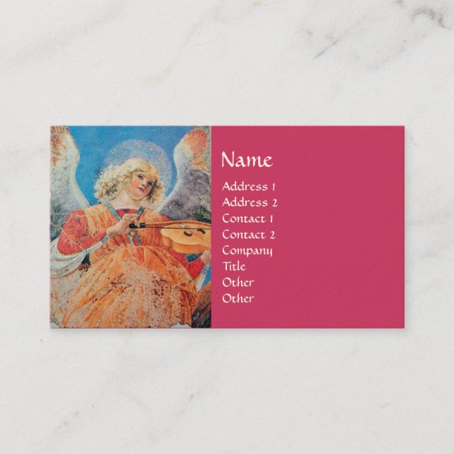 CARTE DE VISITE ANGE DE NOËL (Devant)