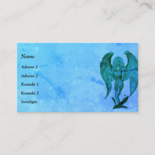 Carte De Visite Angel en style tatouage