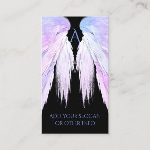 Carte De Visite ANGEL WINGS Dreamy Beauty Black