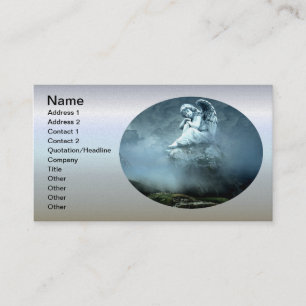 Carte De Visite Angle mystique sur la montagne