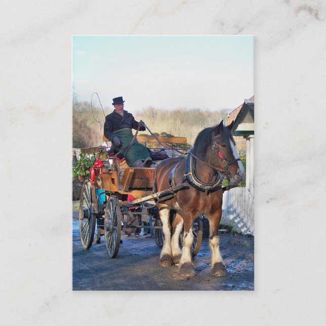 CARTE DE VISITE ANGLETERRE VICTORIENNE (Devant)