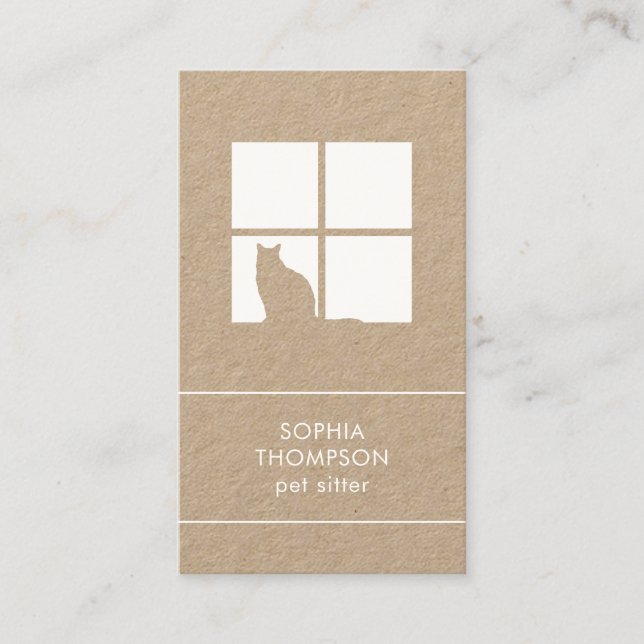 Carte De Visite Animaux de compagnie Sitting Groomer Services Kraf (Devant)