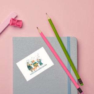 Carte De Visite Animaux Musique Musique Vocal Enseignant Coach & M