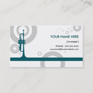 Carte De Visite anneaux de trompette