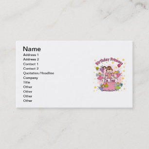 Carte De Visite Anniversaire Princesse Je suis quatre t-shirts et
