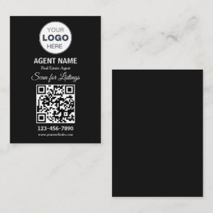 Carte De Visite Annonce immobilière minimaliste moderne numérisée