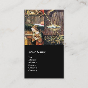 Carte De Visite Annunciation ,Saint Emidius and an OVNI