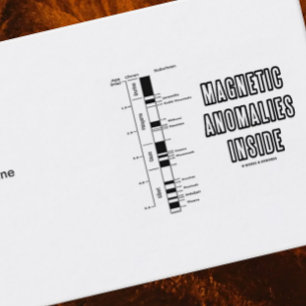 Carte De Visite Anomalies magnétiques à l'intérieur (sciences de l