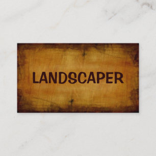 Carte de visite antique Landscaper