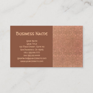 Carte De Visite Antique victorienne damas floral William Morris