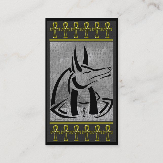 Carte de visite Anubis (Devant)