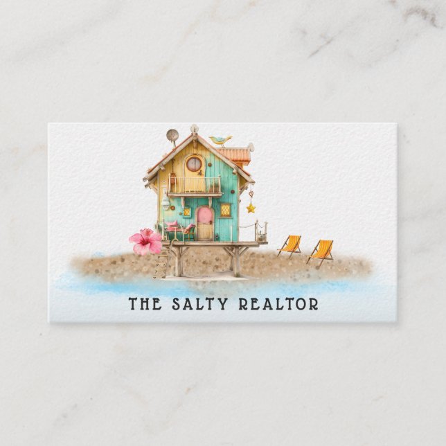 Carte De Visite *~* AP13 REALATOR Beach Rentals 5 B&B Inn (Devant)