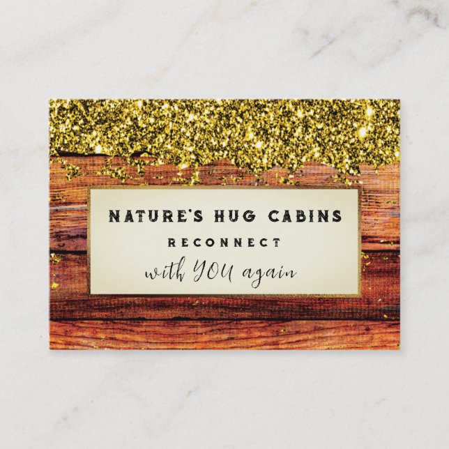 Carte De Visite *~* AP49 Parties scintillant Rustique Bleached Old (Devant)
