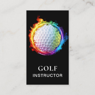 Carte De Visite *~* AP94 Flammes Couleurs Arc-en-ciel Balle de