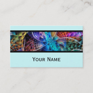 Carte De Visite Apophyse Abstraite Fractale X + votre texte
