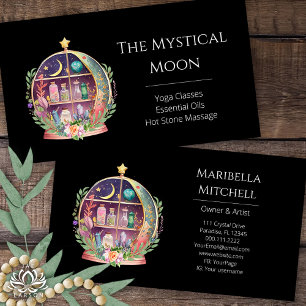 Carte De Visite Apothicaire de huiles essentielles magiques Yoga C