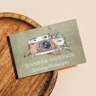 Carte De Visite Appareil photo