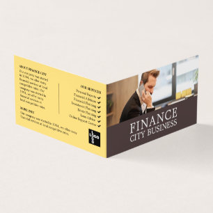 Carte De Visite Appel d'affaires, logo/photo, affaires et finances
