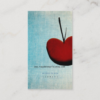 Carte de visite Apple Cherry