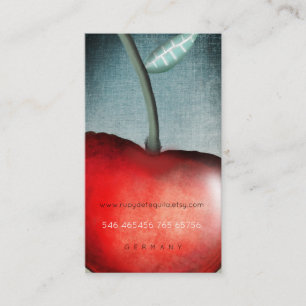 Carte de visite Apple Cherry