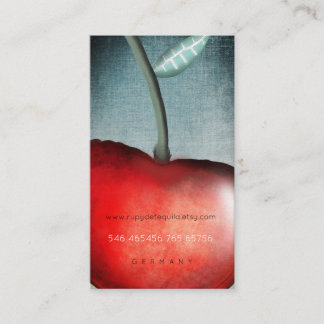 Carte de visite Apple Cherry