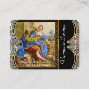 Carte De Visite Après le professionnel élégant de réflexions