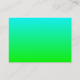Carte de visite Aqua à vert