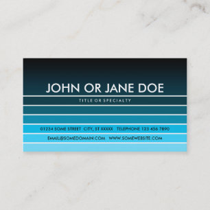 Carte De Visite aqua swatch