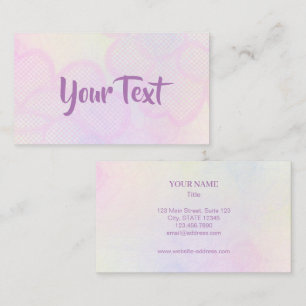Carte de visite - aquarelle