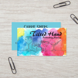 Carte de visite aquarelle