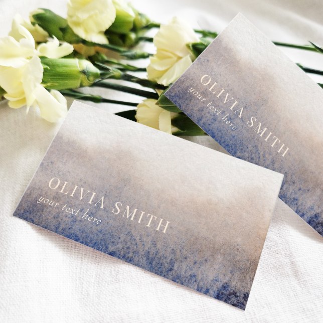 Carte De Visite Aquarelle Abstraite moderne (Créateur téléchargé)