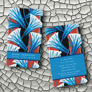 Carte De Visite Aquarelle Abstraite rétro Vintage