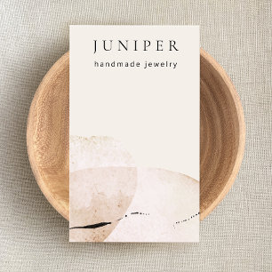 Carte De Visite Aquarelle Artistique Abstraite Terre